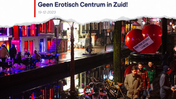 Geen Erotisch Centrum in Zuid!